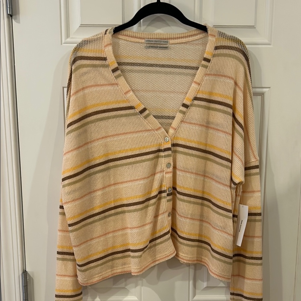 Urban Outfitters Striped Cardigan Top